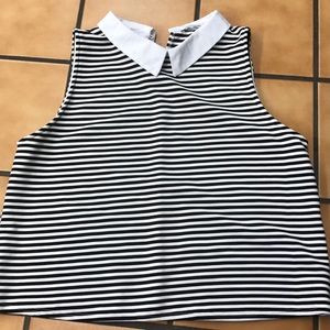 Zara Trafaluc Crop Blouse